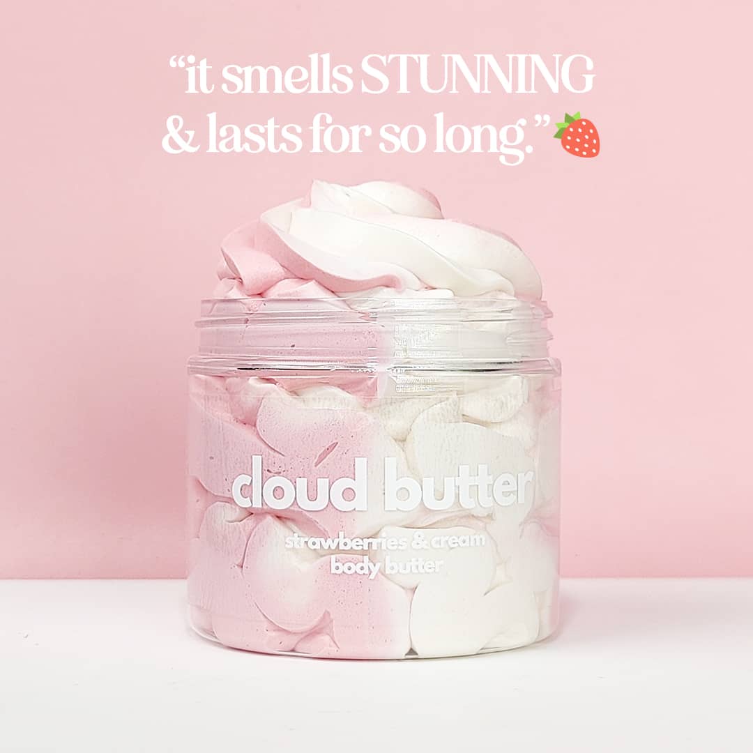 strawberries &amp; cream cloud butter