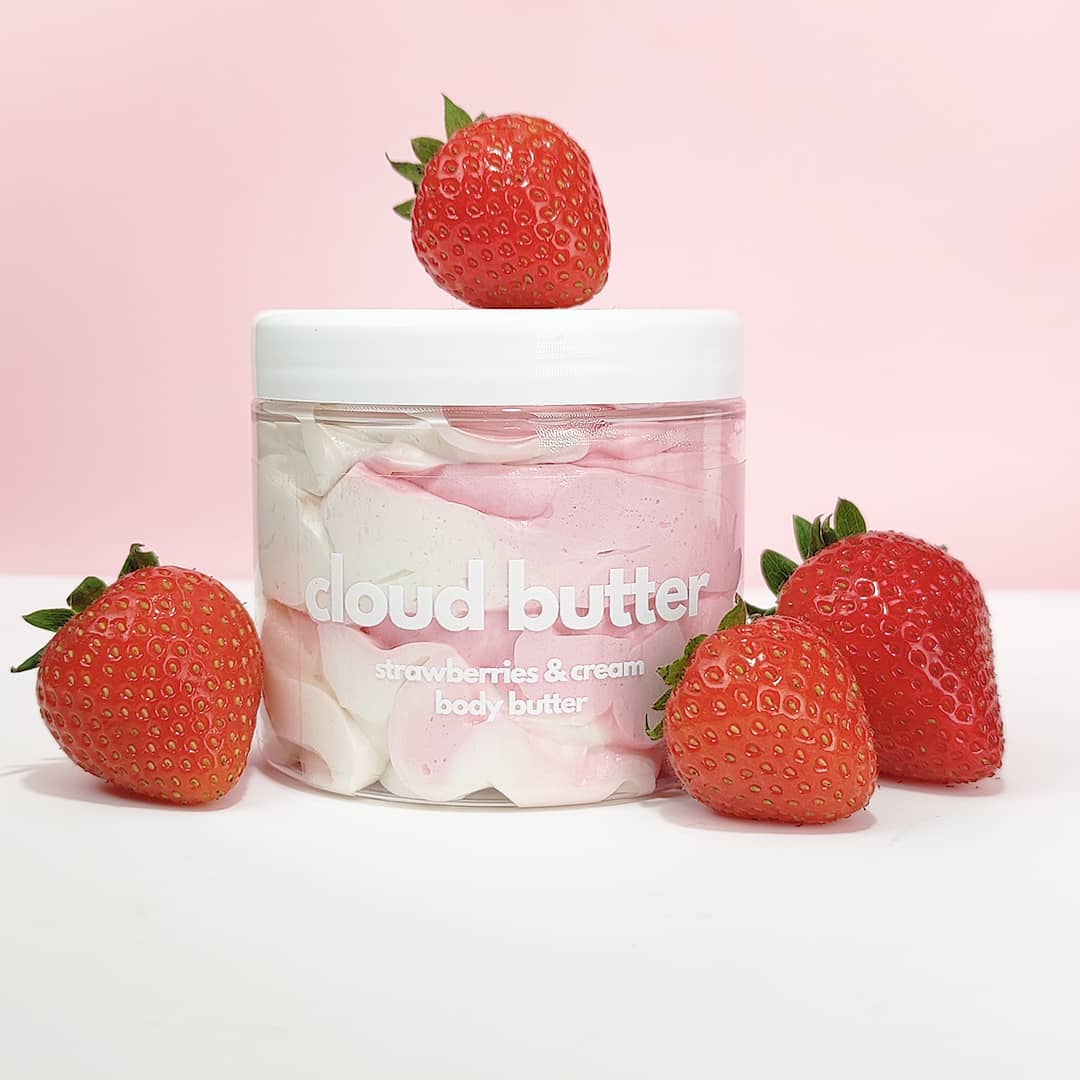 strawberries & cream cloud butter