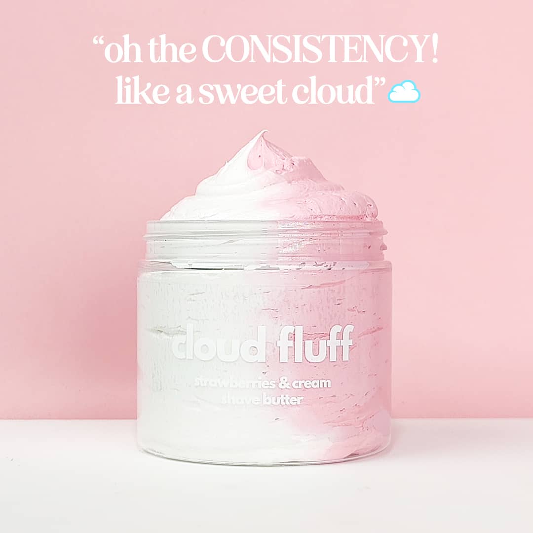 strawberries &amp; cream cloud fluff