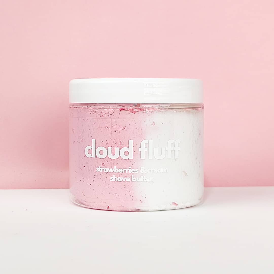 strawberries & cream cloud fluff